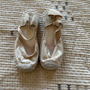 Zara Cream Espadrille Sandals